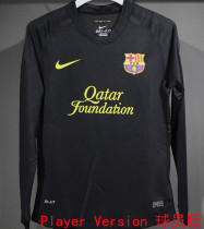 2011/12 BA Away Black Retro Player Version Long Sleeve Soccer Jersey  球员版