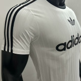 2025 AD~ White Retro Style Player Version Soccer Jersey