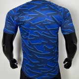 2025/26 Schalke 04 Home Blue Player Version Soccer Jersey