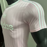 2025 AD~ Pink Retro Style Player Version Soccer Jersey