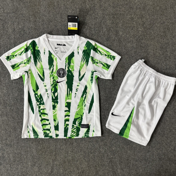 2025/26 Nigeria Home Kids Soccer Jersey