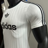 2025 AD~ White Retro Style Player Version Soccer Jersey