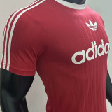 2025 AD~ Red Retro Style Player Version Soccer Jersey