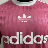 2025 AD~ Pink Retro Style Player Version Soccer Jersey