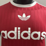 2025 AD~ Red Retro Style Player Version Soccer Jersey