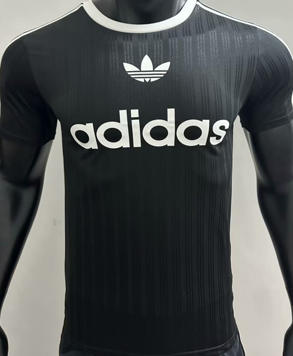 2025 AD~ Black Retro Style Player Version Soccer Jersey