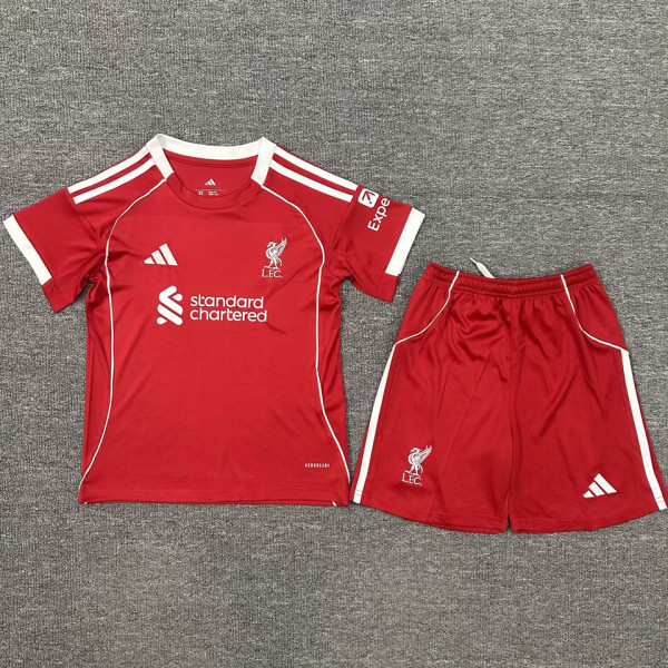 2025/26 LFC Home Red Kids Soccer Jersey