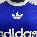 2025 AD~ Blue Retro Style Player Version Soccer Jersey