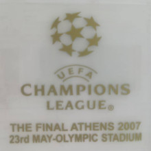 2006/07 AC Milan UEFA CHAMPIONS LEAGUE THE FINAL ATHENS 2007..... 2006/07 AC 客场用胸前 (You can buy it alone OR tell us which jersey to print it on. )