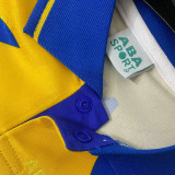 1995/96 Tigres Home Yellow Retro Soccer Jersey