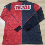 1994/95 Atlas Home Red Black Retro Long Sleeve Soccer Jersey