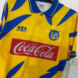 1995/96 Tigres Home Yellow Retro Soccer Jersey