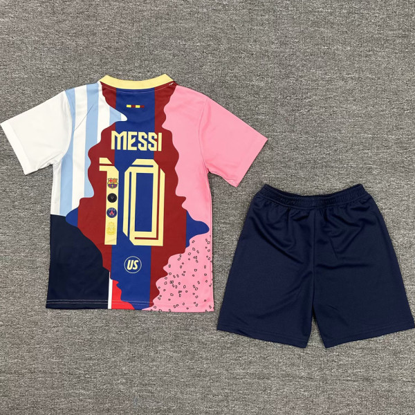 MESSI #10 Combine Version Kids Soccer Jersey