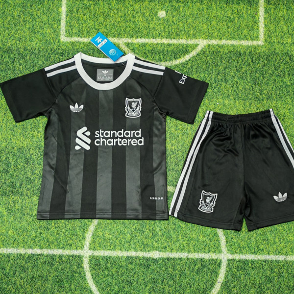 2025/26 LFC GK Black Kids Soccer Jersey