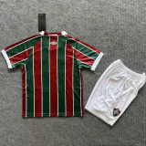 2025/26 Fluminense Home Kids Soccer Jersey