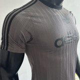 2025 AD~ Grey Retro Style Player Version Soccer Jersey