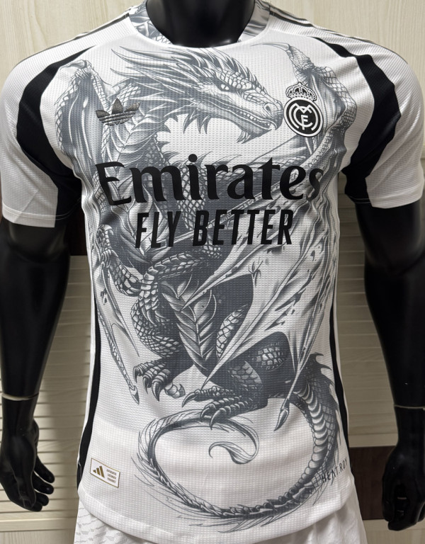2025/26 RM White Special Edition Player Version Soccer Jersey
