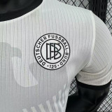 2025 Germany 125Th Special Edition White Player Version Jersey 胸前有暗纹