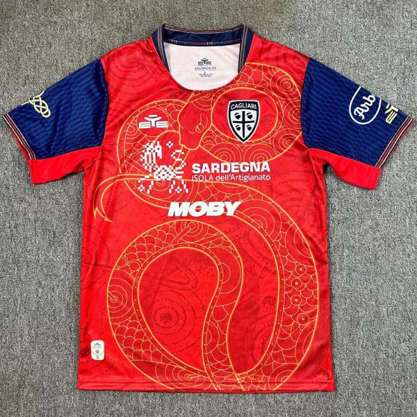 2025 Cagliari Special Edition Fans Soccer Jersey 卡利亚里