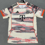 Müller # 25 BFC Away Fans Soccer Jersey 2025/26 纪念版号码