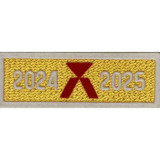 Spain Laliga 2024-2025 Champion Patch 2024-2025  红色 金条 You can buy it alone OR tell us which jersey to print it on