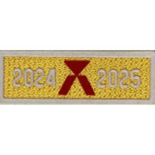 Spain Laliga 2024-2025 Champion Patch 2024-2025  红色 金条 You can buy it alone OR tell us which jersey to print it on