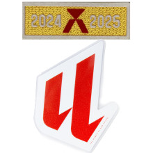 Spain Laliga 2024-2025 Champion+Laliga Patch 2024-2025  红色金条+西甲章 You can buy it alone OR tell us which jersey to print it on