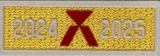 Spain Laliga 2024-2025 Champion Patch 2024-2025  红色 金条 You can buy it alone OR tell us which jersey to print it on