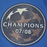2008/2009 M Utd Third Blue Retro Player Version Soccer Jersey 球员版