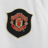 2006/07 M Utd Away White Retro Player Version Soccer Jersey 球员版
