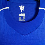 2007/08 M Utd Blue GK Retro Soccer Jersey