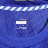 2008/2009 M Utd Third Blue Retro Player Version Soccer Jersey 球员版