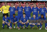 2008/2009 M Utd Third Blue Retro Player Version Soccer Jersey 球员版