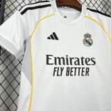 2025/26 RM Home White Kids Soccer Jersey
