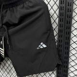 2025/26 AD Black Casual Double Layer Short Pants  A248  双层短裤