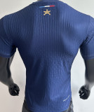 2024/25 PSG Home Blue Champion Style Player Version Soccer Jersey 前后带星