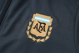 2025/26 Argentina Dark Grey Kids Jacket Tracksuit