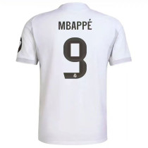 MBAPPÉ #9 RM Home 1:1 Quality White Fans Soccer Jersey 2025/26