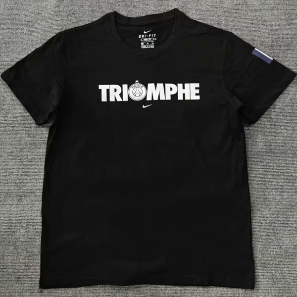 2025/26 PSG x TRI MPHE Black Pure Cotton Jersey