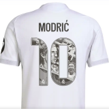 MODRIĆ #10 RM Home 1:1 Quality White Fans Soccer Jersey 2025/26 纪念版号码