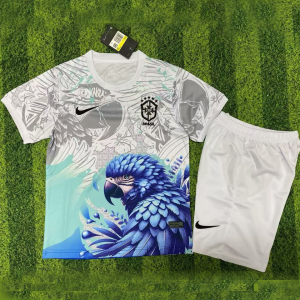 2025/26 Brazil Special Edition Kids Soccer Jersey