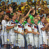 2014 Germany Home White Retro Fans Soccer Jersey  3 Start 三星