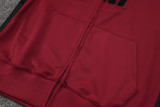 2025/26 Miami Heat Maroon Hoody Zipper Jacket Tracksuit