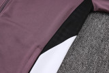 2025/26 M Utd Grey Purple Jacket Tracksuit