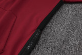 2025/26 Miami Heat Maroon Hoody Zipper Jacket Tracksuit