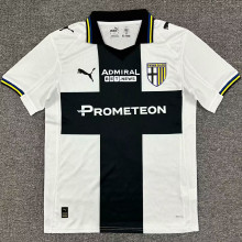 2025/26 Parma Home White Fans Soccer Jersey