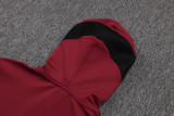 2025/26 Miami Heat Maroon Hoody Zipper Jacket Tracksuit