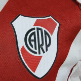 2025/26 River Plate Home White Player Version Soccer Jersey 带 新 胸前广告