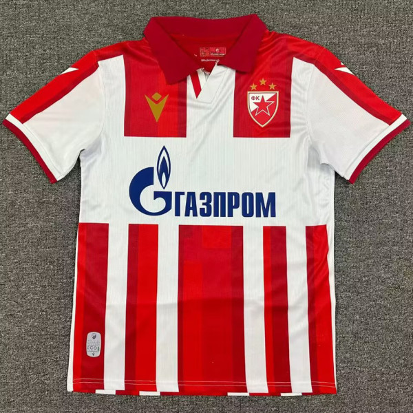 2025/26 Belgrade Home Red Star Home Fans Jersey  贝尔格拉红星