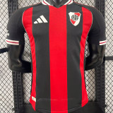 2025/26 River Plate Away Player Version Soccer Jersey 胸前空白版